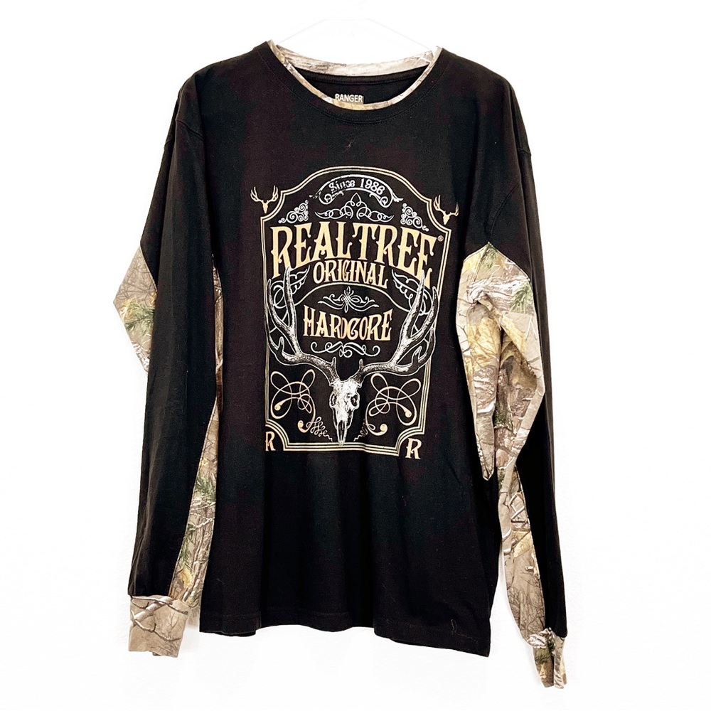 Ranger RealTree Original Hardcore Long Sleeve T-Shirt Camo Sleeves L